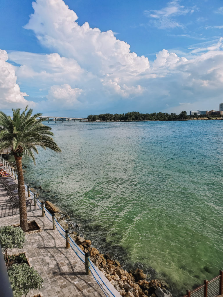 View from balcony of Edge Hotel Clearwater Beach